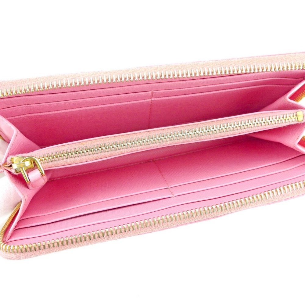 PRADA Purse Pink Leather Authentic - Picture 6 of 8